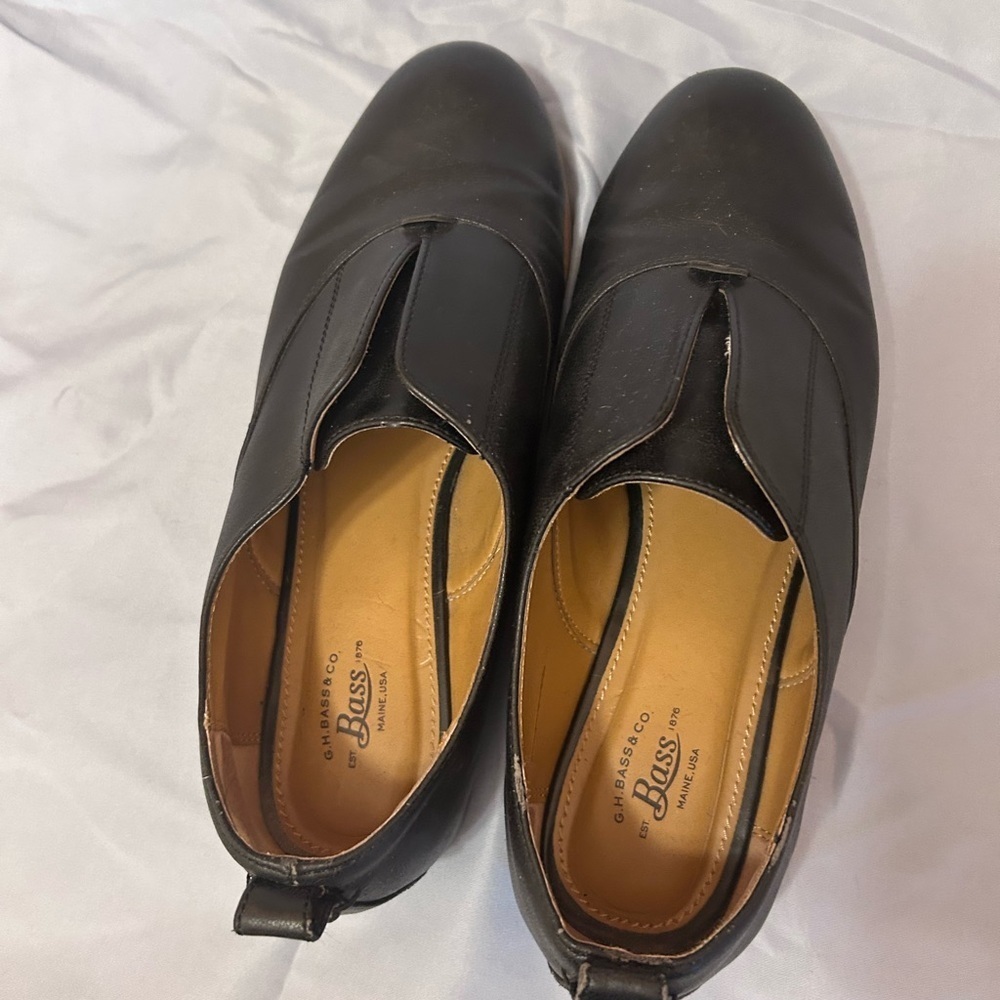 G.H. Bass Faux Leather Slip-On Loafers – Size 8M comfort classic preppy  shoe - Picture 3 of 5